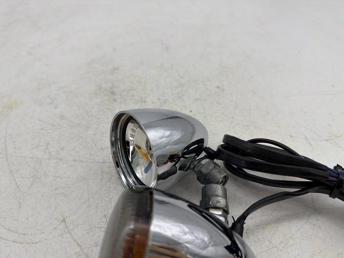 2001 Harley Softail Deuce FXSTD OEM Front Left Right Turn Signal Indicators