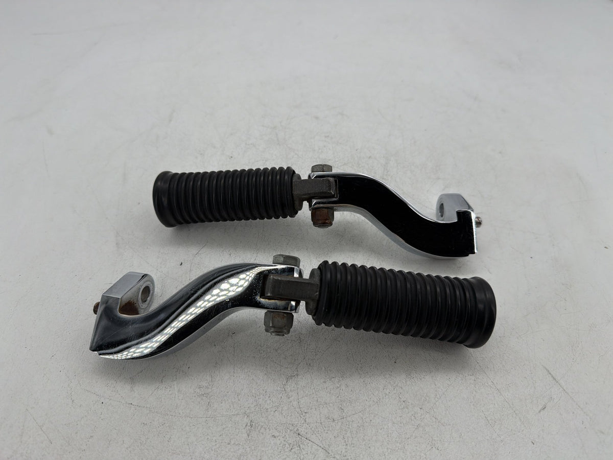 2002 Harley Electra Glide Touring FLHT OEM Passenger Left & Right Foot Pegs