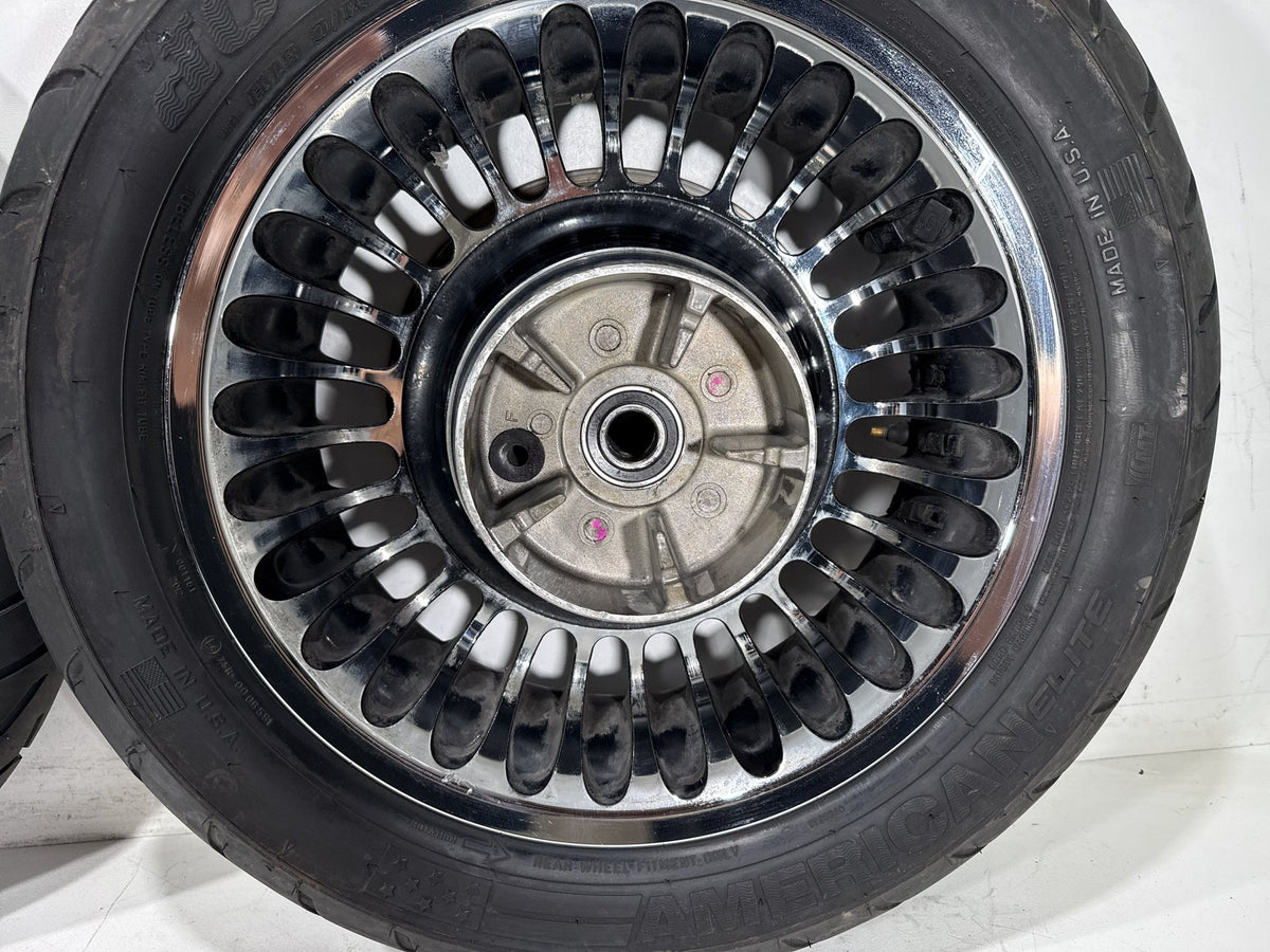 2012 Harley Electra Glide Touring Ultra OEM Front & Rear Wheel Rim Tire 16" 17"
