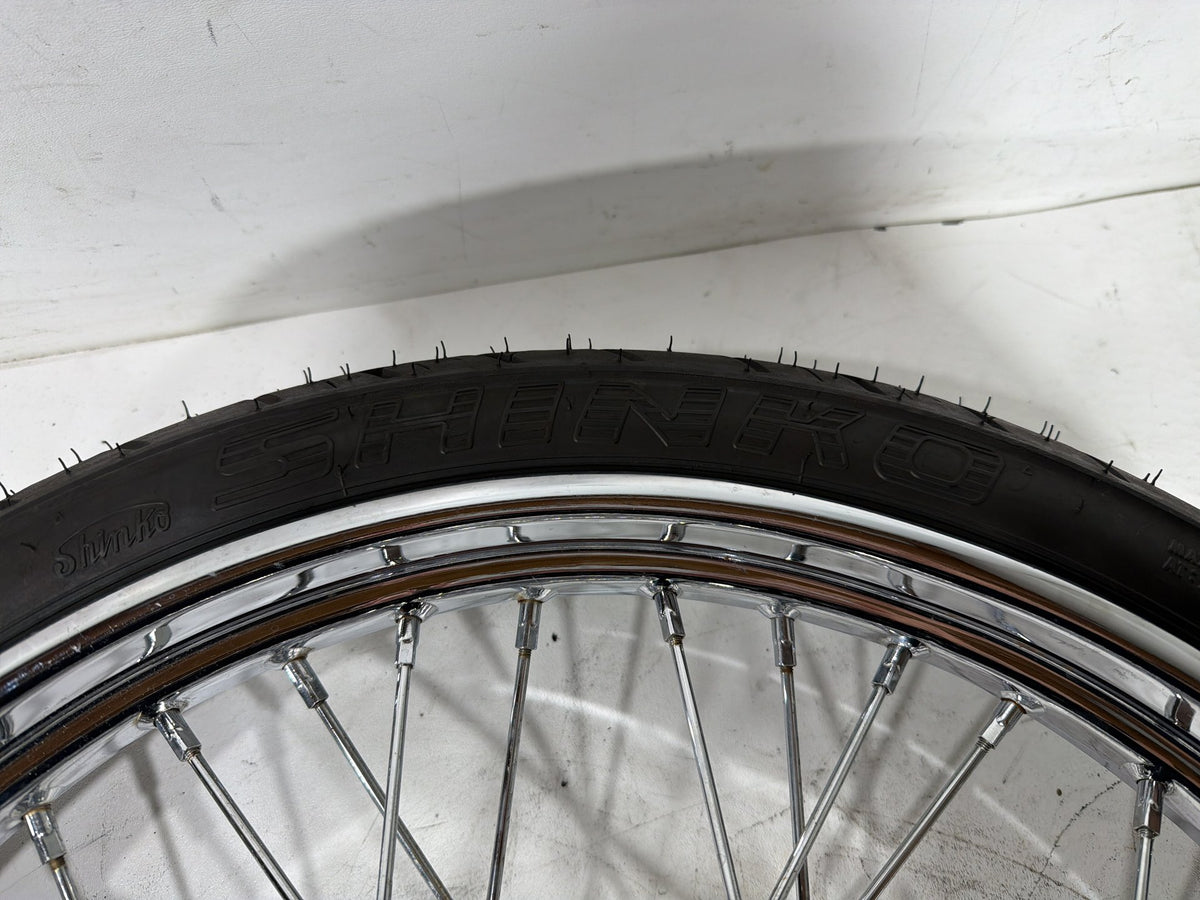 2006 Harley Softail Deuce FXSTDI OEM Front Wheel Rim Tire Spoked 90/80-21 21"
