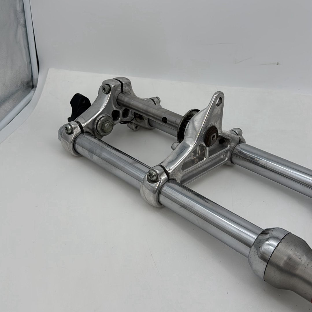 1991 - 2003 Harley-Davidson Sportster Base 1200 Front Triple Tree Set & LH RH Fork Legs Sliders  	45901-00