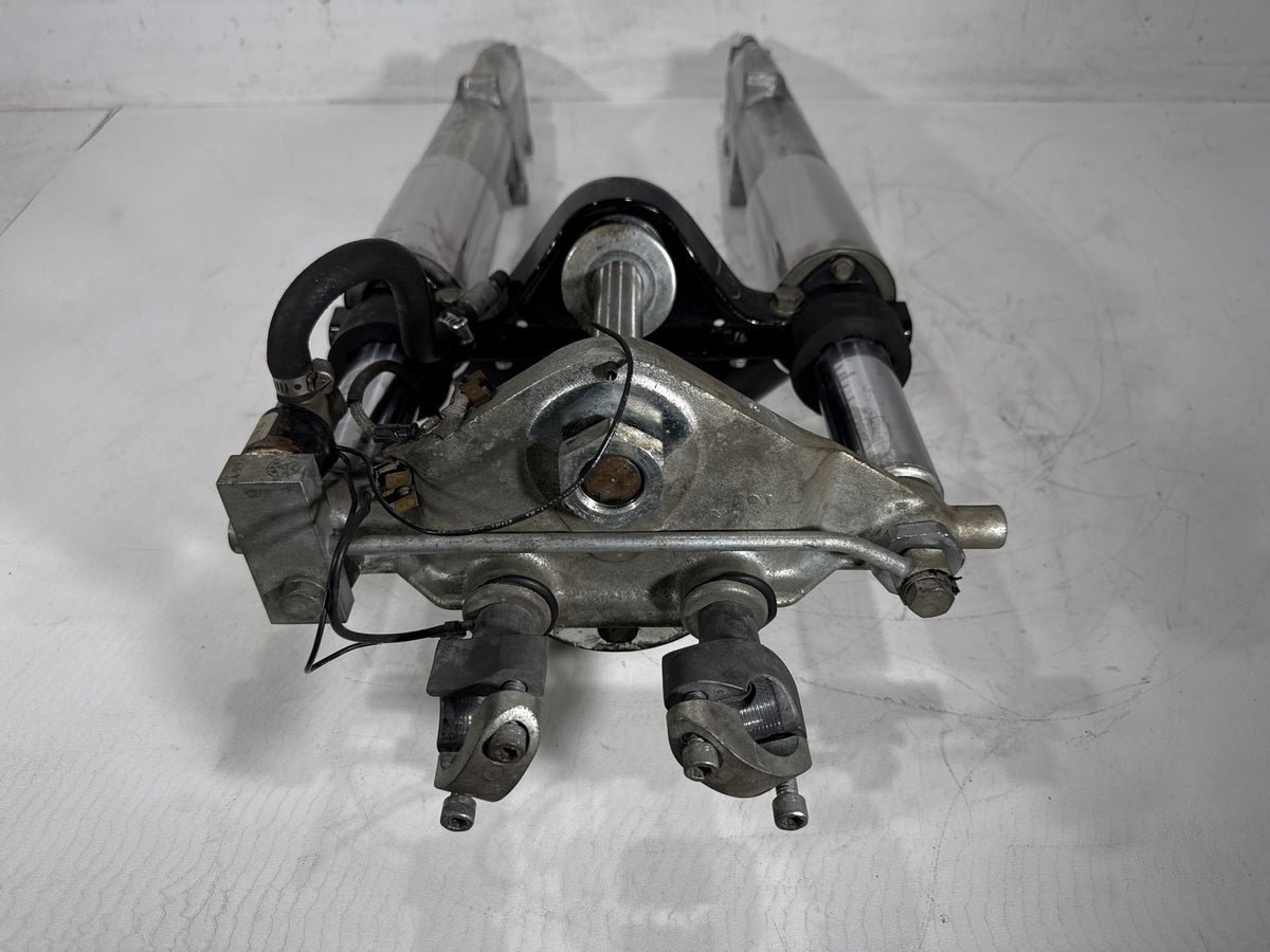 93 Harley Electra Touring Sport Front Triple Tree Set & LH RH Fork Legs Sliders