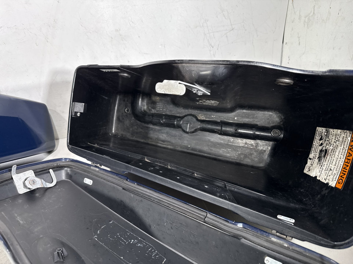 2011 Harley Electra Glide Touring Police OEM Left Right Saddlebags Luggage NOKey