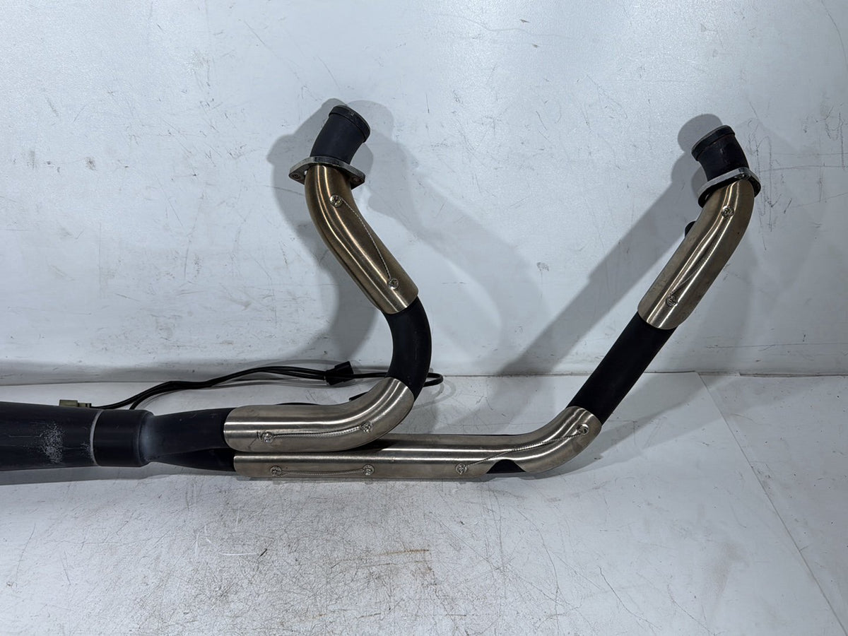 2011 Harley Road Glide Touring FLTRX Exhaust System Header Pipe TRASK 2 into 1