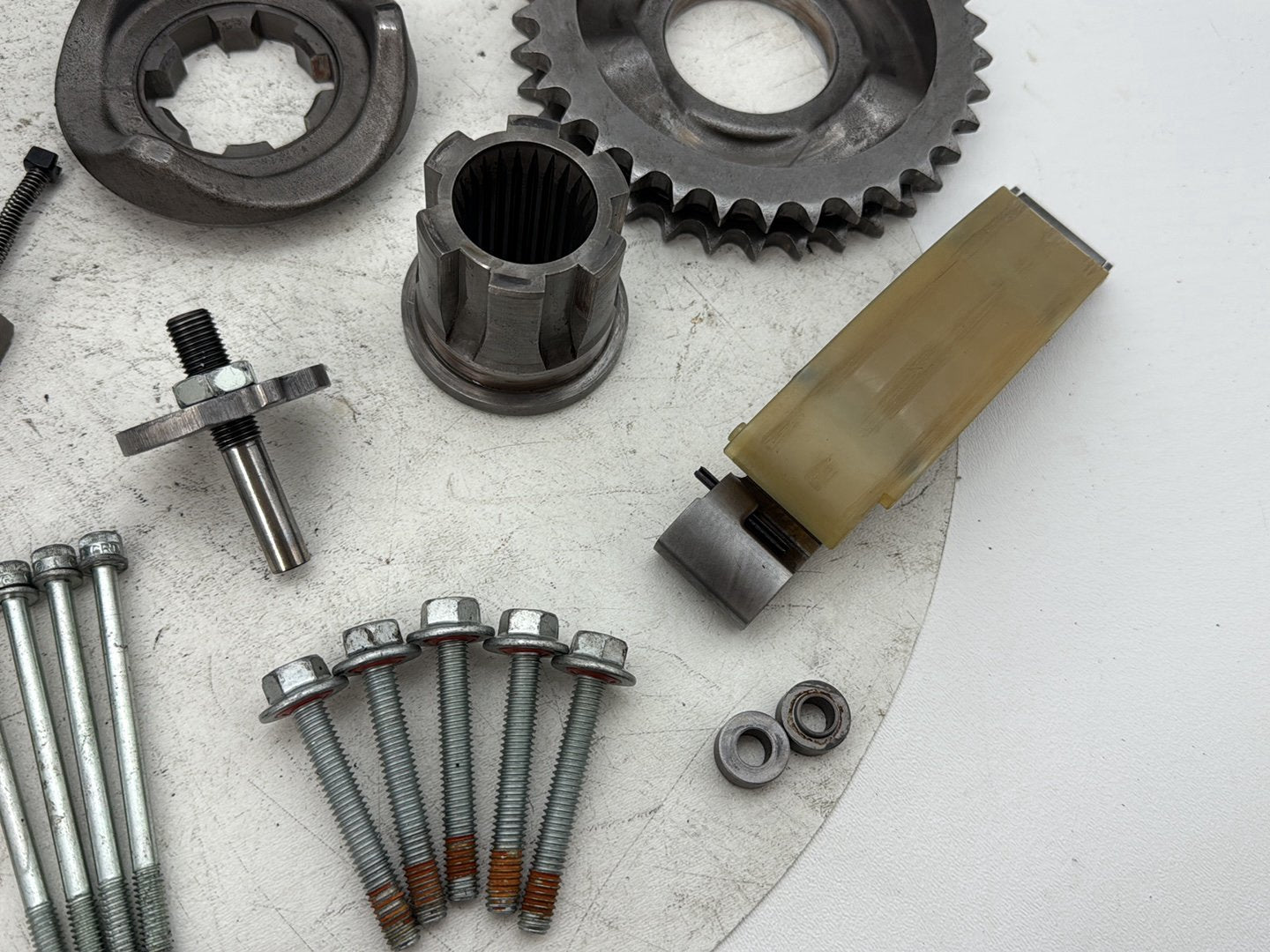 2008 Harley Softail Deluxe FLSTN OEM Clutch Basket Chain Tensioner Kit