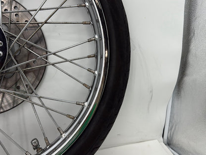 1993 Harley Sportster XLH883H Hugger 883 OEM Front Wheel Rim Tire Spoked