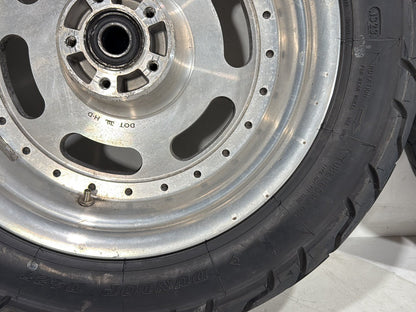 2010 Harley Dyna Fat Bob FXDF OEM Front & Rear Wheel Rim Tire 16"