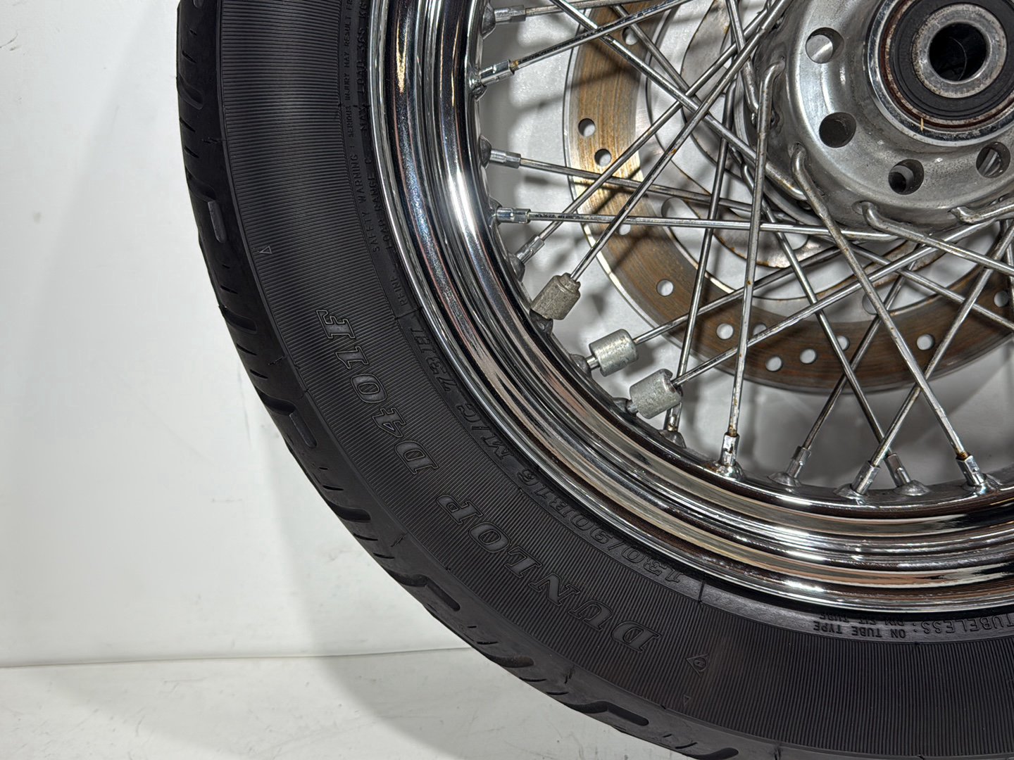 2005 Harley Heritage Softail Front Rear Wheel Rim Tire 130/90B16 150/80B16 16"