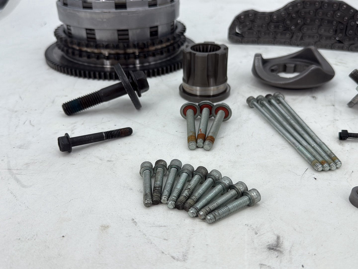 2007 Harley Street Glide Touring FLHX OEM Clutch Basket Chain Tensioner Kit