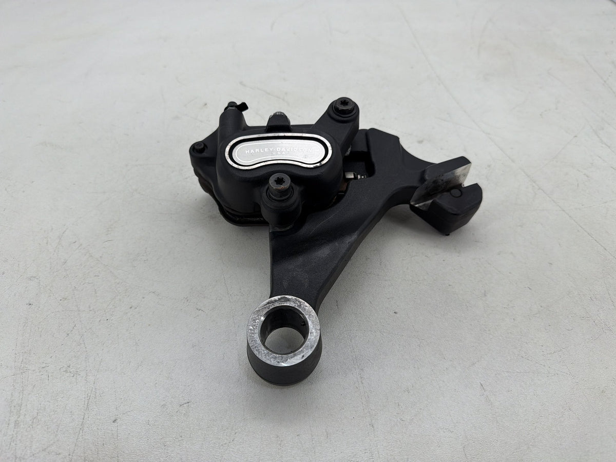 2016 Harley Dyna Fat Bob FXDF 103 OEM Rear Back Brake Caliper w/ Bracket