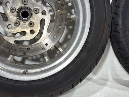 2006 Harley Dyna Super Glide Custom FXDCI OEM Front & Rear Wheel Rim Tire
