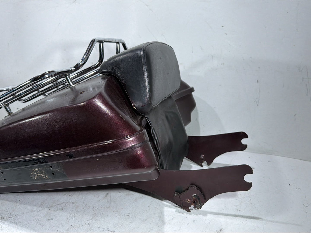 Harley Misc OEM Pass Backrest Tour Pak Luggage NOKey
