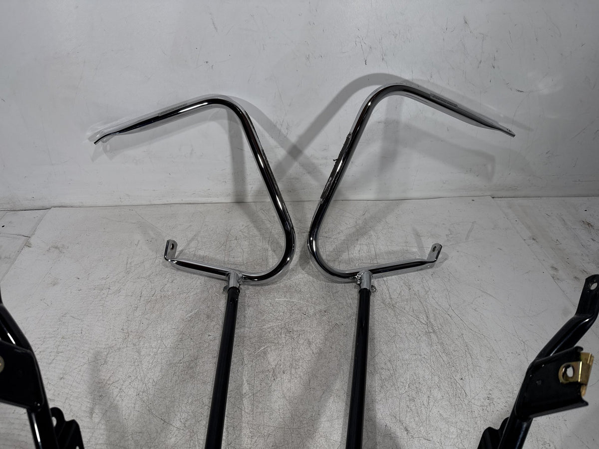 2009 Harley Electra Glide Touring CVO Rear Left Right Saddlebag Guard Rails Bar