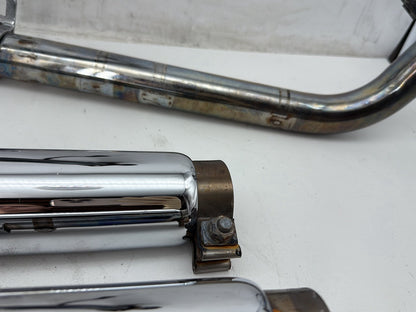 2008 Harley Softail Deluxe FLSTN OEM Exhaust Header Pipes Muffler