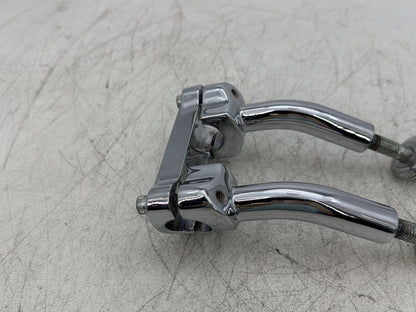 2000 Harley Softail FLSTC Heritage Classic OEM Front Handlebar Riser Top Clamp Chrome