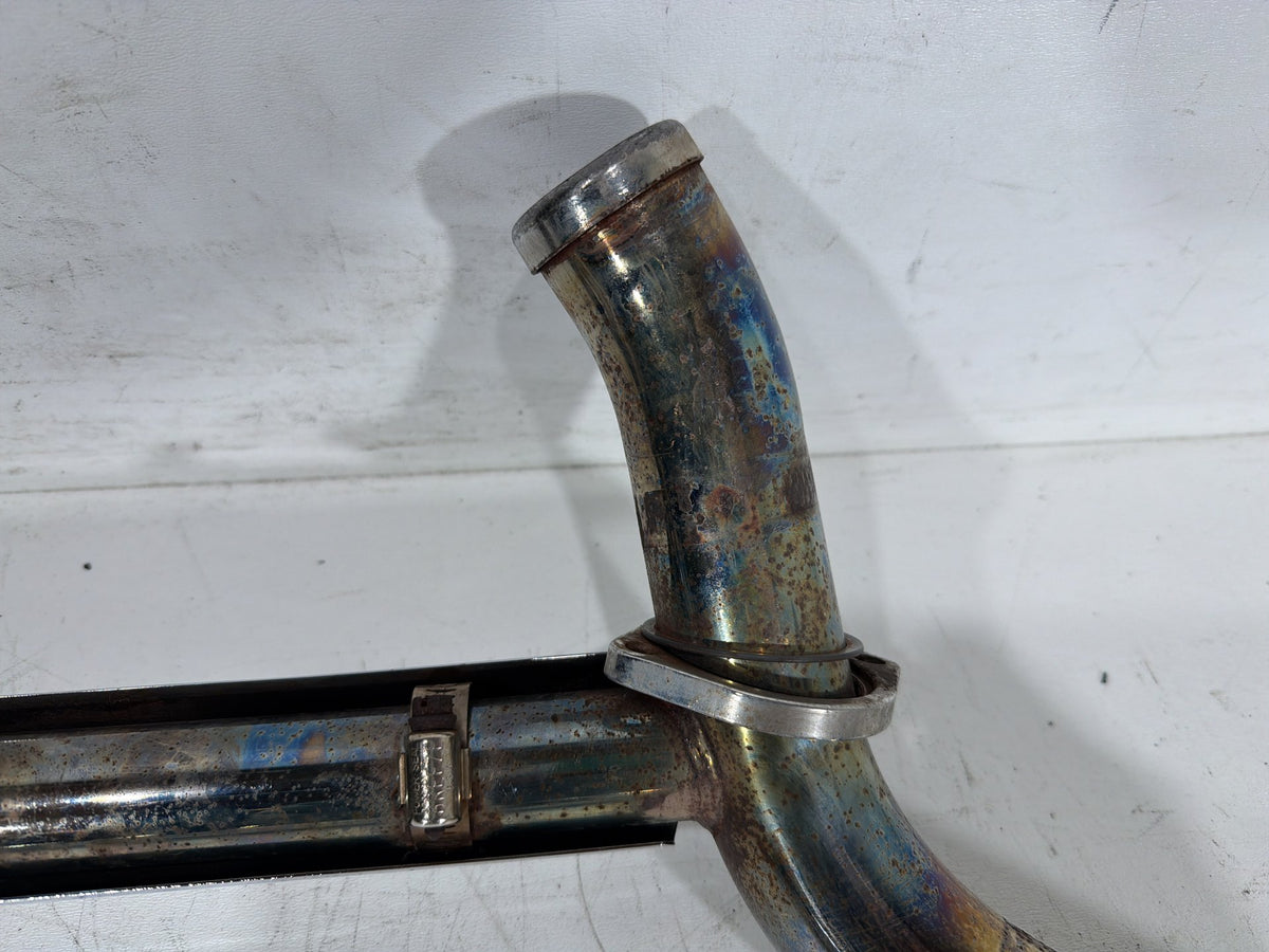 1991 Harley Sportster 883 Deluxe XLH883 OEM Exhaust Header Pipes Muffler