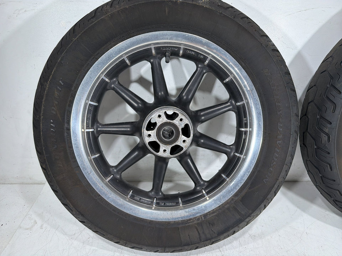 2006 Harley Electra Glide Touring Classic OEM Front & Rear Wheel Rim Tire 16"