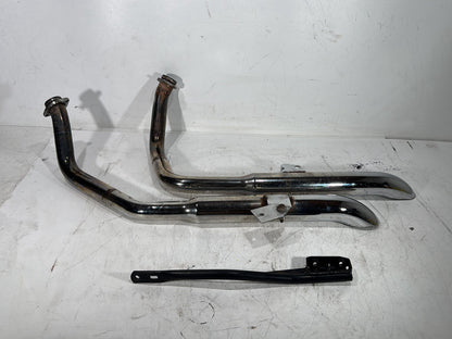 1997 Harley Sportster 1200 XL1200C OEM Exhaust Header Pipes Muffler SCRATCHED