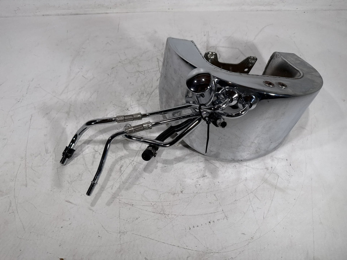 03 Harley Softail Deuce FXSTDI OEM Oil Tank Reservoir Bottle Canister & Dipstick