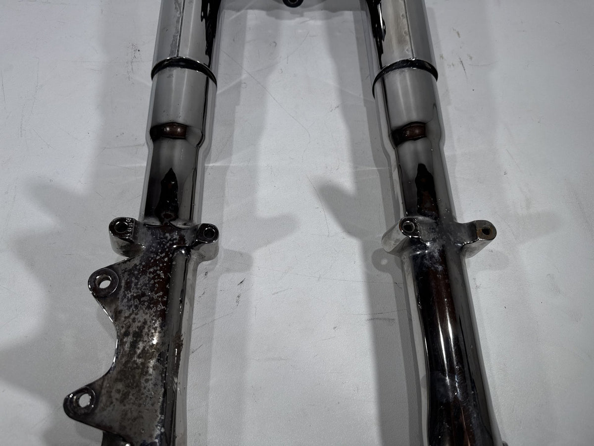1995 Harley Heritage Softail OEM Front Triple Tree Set & LH RH Fork Legs Sliders