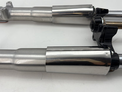 2008 Harley Softail Deluxe FLSTN OEM Front Triple Tree Set & LH RH Fork Legs Sliders