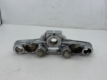 2004 Harley Softail FLSTC Heritage Classic OEM Front Fork Upper Triple Tree Clamps