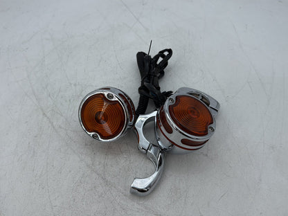 2000 Harley Dyna FXDWG Wide Glide OEM Front Left Right Turn Signal Indicators