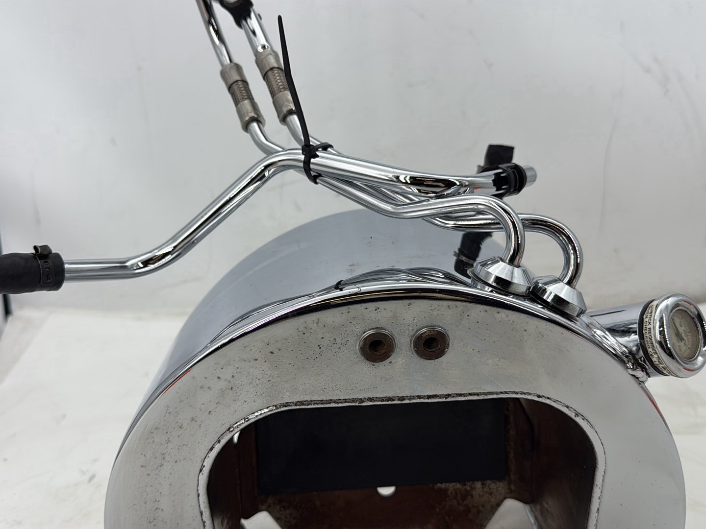 2002 Harley Heritage Softail Classic FLSTC OEM Oil Tank Reservoir Bottle Canister & Dipstick
