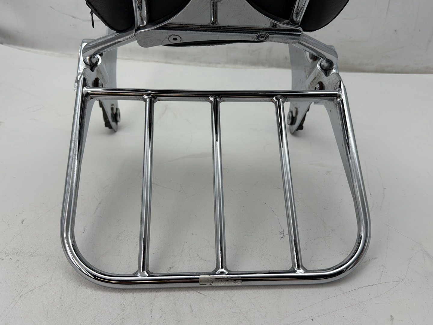 2008 Harley Road King Touring FLHR OEM Rear Sissy Bar w/ Backrest Cushion Pad