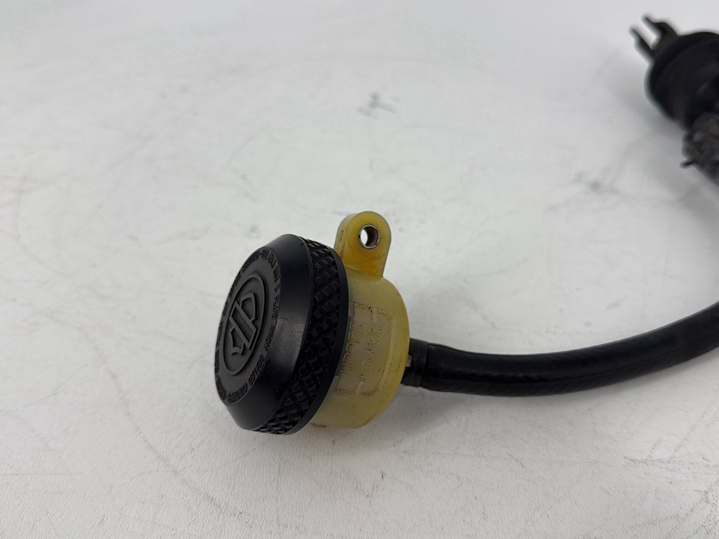 2005 Harley Sportster XL883C 883 Custom OEM Rear Brake Master Cylinder Bottle Brake Line