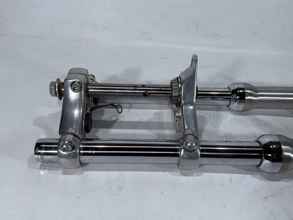 2001 Harley Sportster 883 Hugger XLH883 OEM Front Triple Tree Set & LH RH Fork Legs Sliders