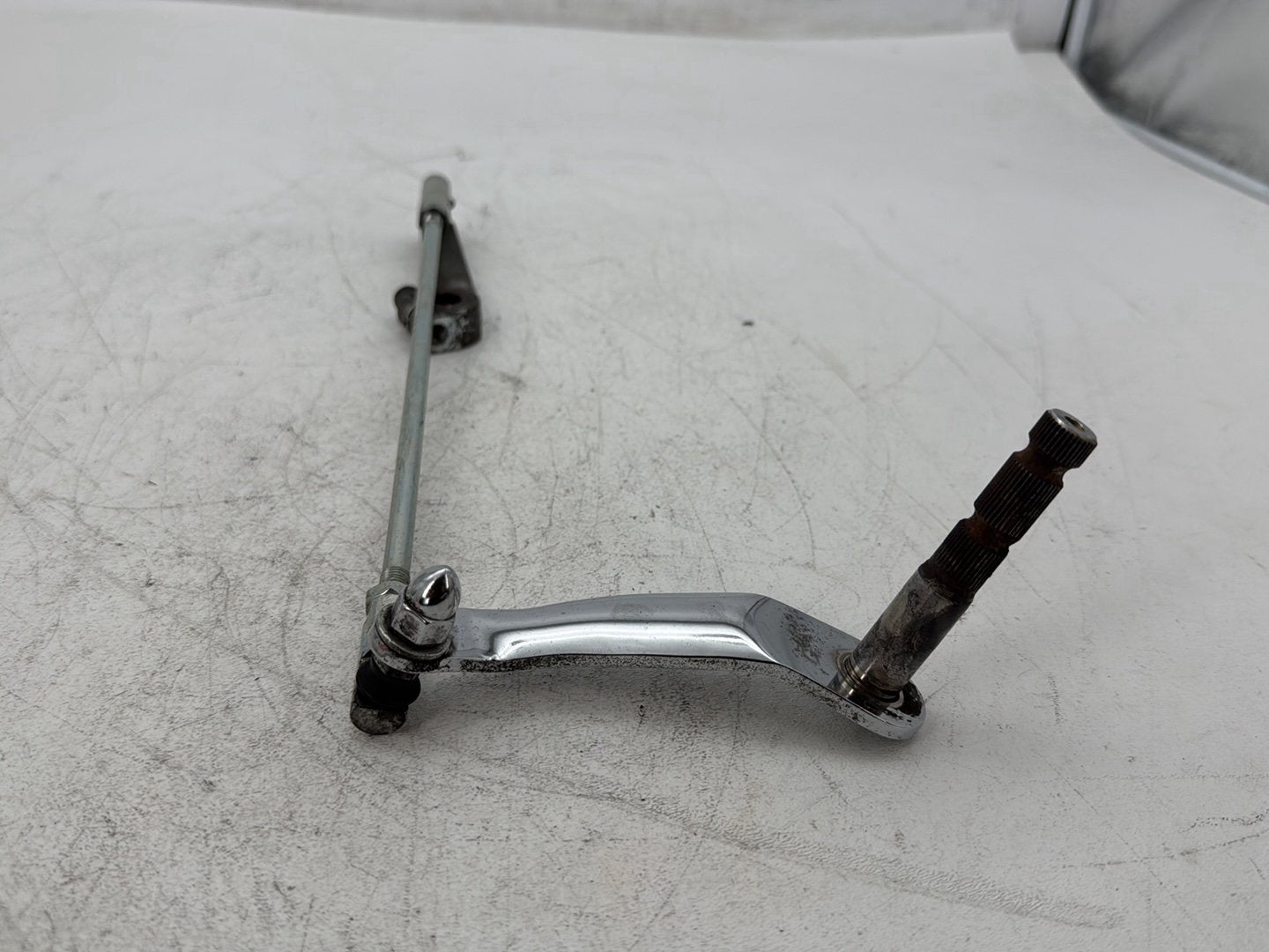 1997 Harley Softail Fat Boy FLSTF OEM Gear Shifter Lever Arm w/ Rod linkage