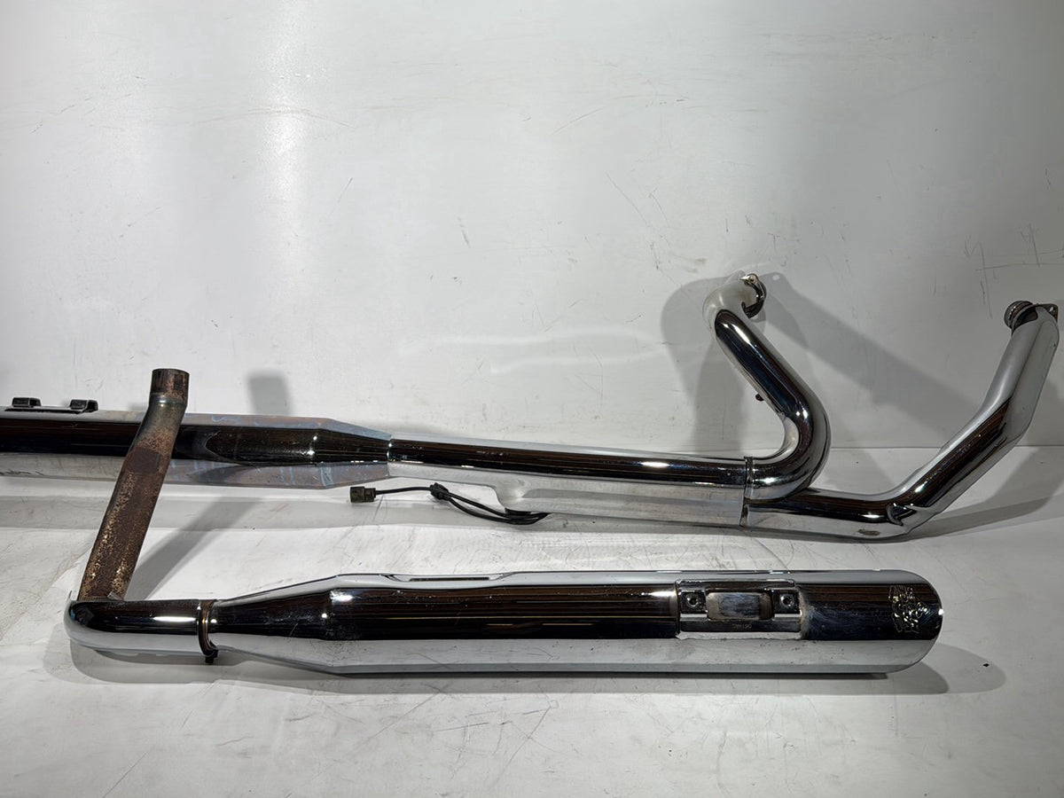 13 Harley Electra Glide Touring Ultra Exhaust Header Pipes Muffler Vance & Hines