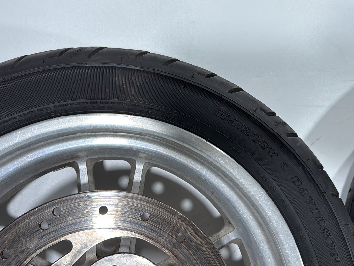 2006 Harley Dyna Super Glide Custom FXDCI OEM Front & Rear Wheel Rim Tire
