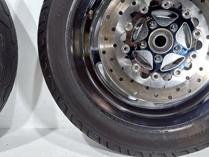 2007 Harley Electra Glide Touring FLHTCUI OEM Front & Rear Wheel Rim Tire 16"