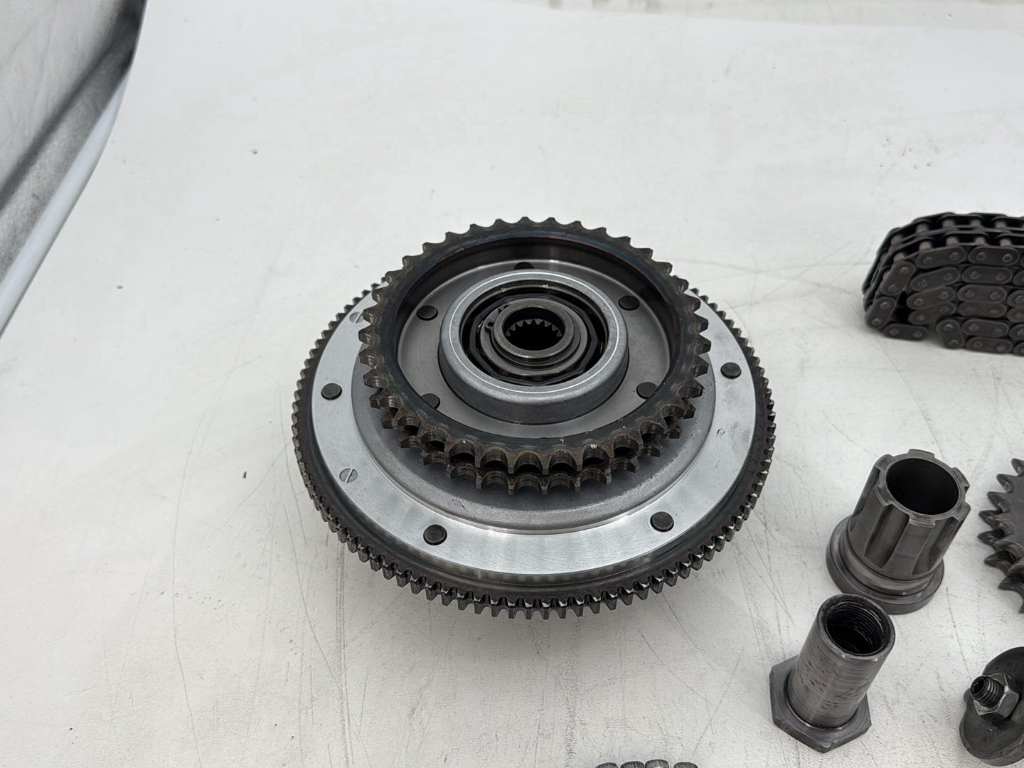05 Harley Heritage Softail Classic FLSTCI OEM Clutch Basket Chain Tensioner Kit