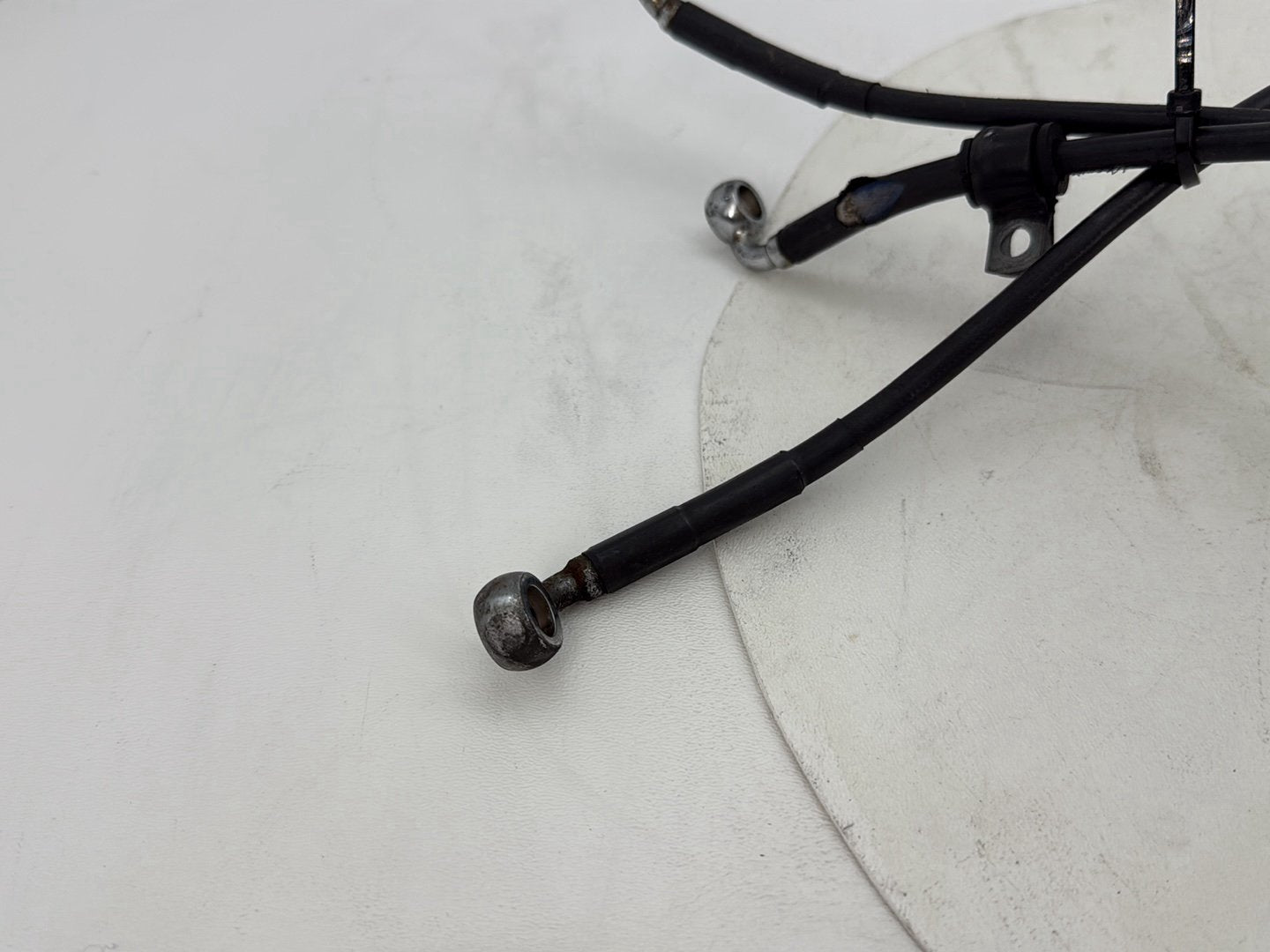 2012 Harley Dyna Fat Bob FXDF 103 OEM Front Brake Hose Line Pipe NON-abs