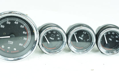 1984 - 1998 Harley-Davidson Touring Electra Glide Ultra Air Oil Volt Fuel Tacho Speedo Gauges  	67349-96
