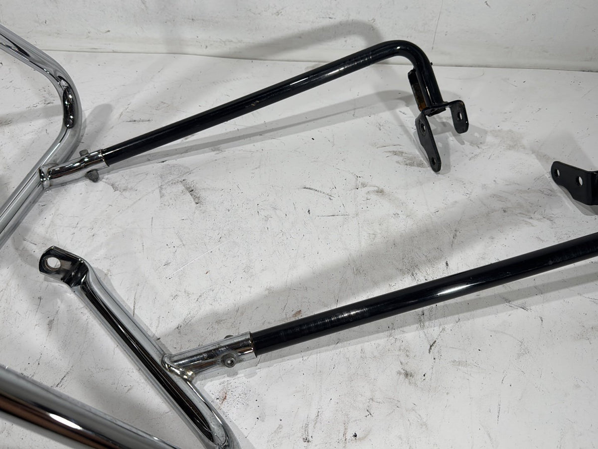 2015 Harley Electra Glide Touring Ultra Low OEM Rear Left Right Saddlebag Guard Rails Bar