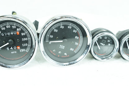 1984 - 1998 Harley-Davidson Touring Electra Glide Ultra Air Oil Volt Fuel Tacho Speedo Gauges  	67349-96