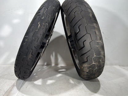 2015 Harley Dyna Low Rider FXDL OEM Front & Rear Wheel Rim Tire