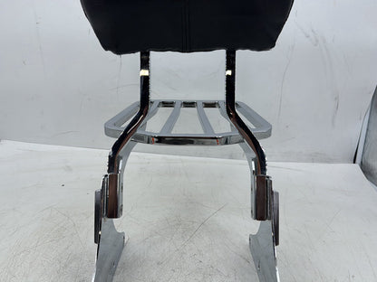 2007 Harley Softail Heritage Classic FLSTC OEM Rear Sissy Bar w/ Backrest Cushion Pad