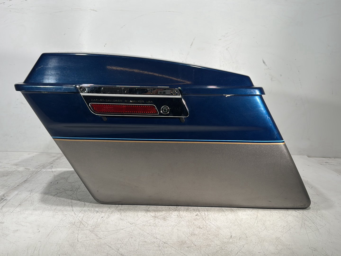 1998 Harley Touring FLHTCUI Electra Glide Ultra OEM Left Right Saddlebags Luggage NOKey