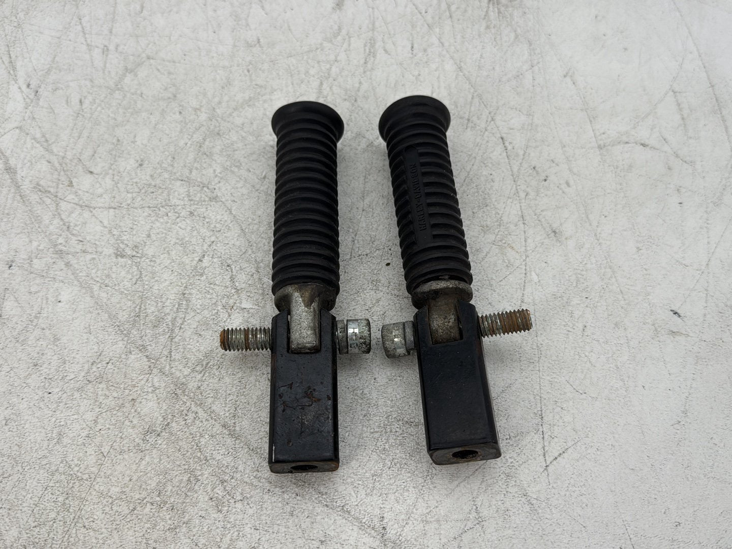 1997 Harley Sportster 1200 Custom XL1200C OEM Passenger Left & Right Foot Pegs