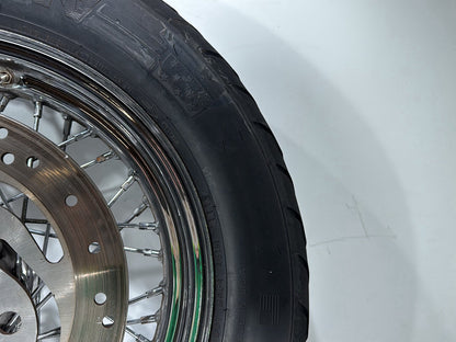 2005 Harley Touring FLHRCI Road King Classic OEM Front Rear Wheel Rim Tire Spoked