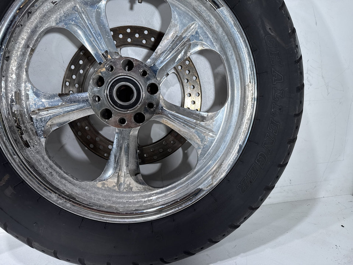 2001 Harley Softail Standard Front Rear Wheel Rim Tire MH90/21 130/90-16 16" 21"