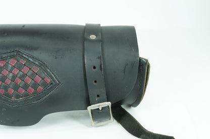 1999 - 2006 Harley-Davidson Dyna Wide Glide Front Onboard Tool Bag Leather Storage Aftermarket
