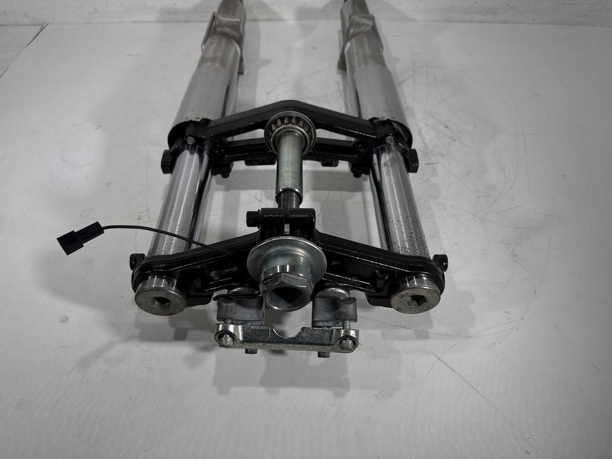 14 Harley Electra Touring Ultra Front Triple Tree Set & LH RH Fork Legs Sliders