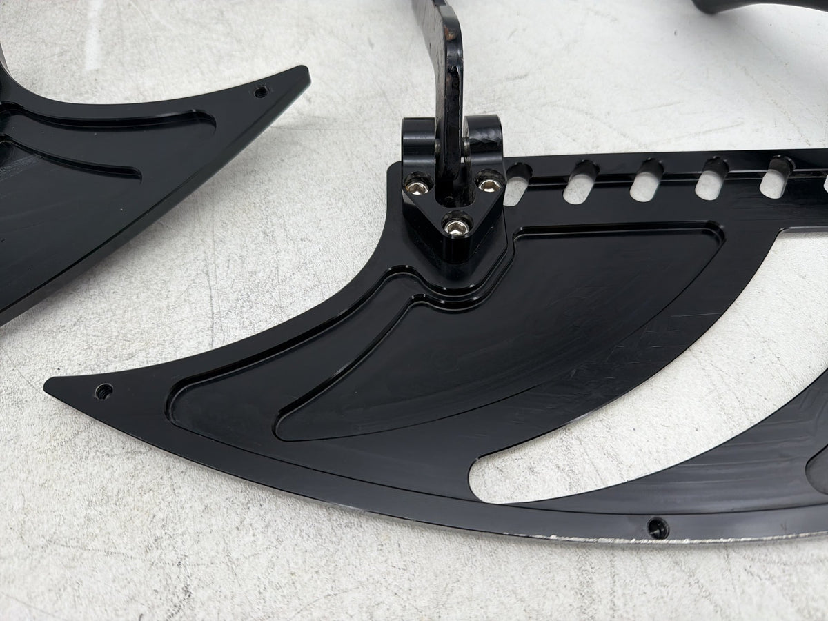 10 Harley Road King Touring Police Left Right Driver & Pass Floorboard Foot Rest