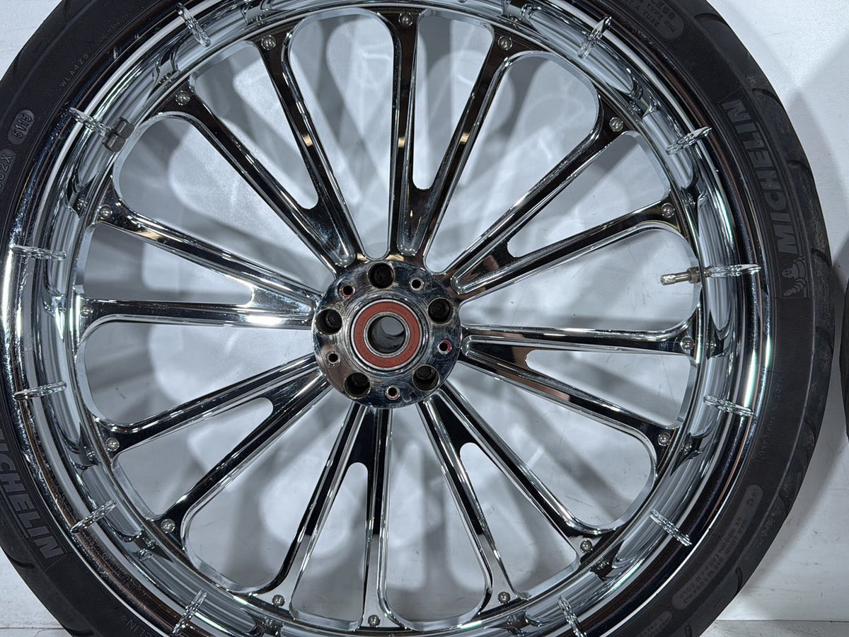 2009 Harley Road Glide Touring FLTR OEM Front & Rear Wheel Rim Tire